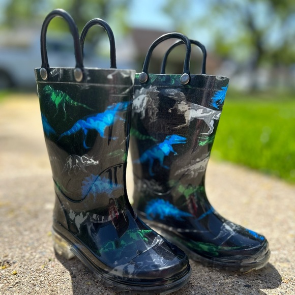 Shoes Toddler Light Up Dinosaur Rain Boots Poshmark